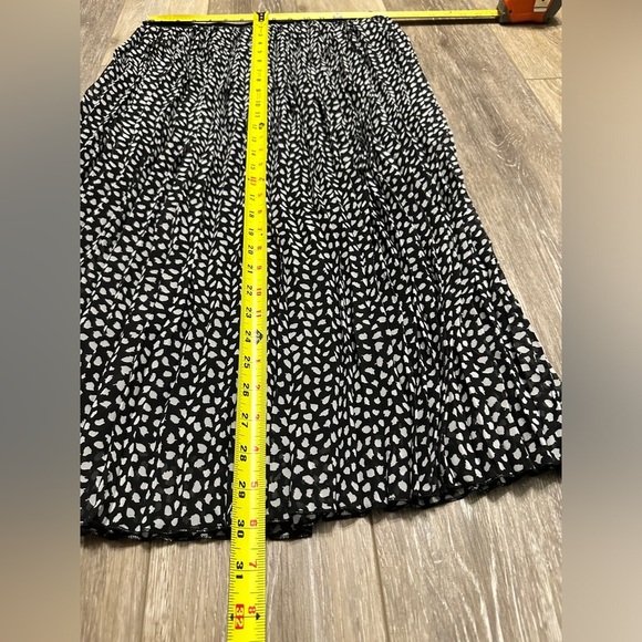 🛍️Rachel Zoe elastic waist and pleated sheer Skirt Size L excellent condition - Picture 4 of 6